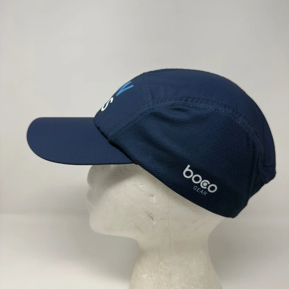 Boco Gear New‎ Balance RUN BOSTON Navy Blue Running Hat Adjustable Performance